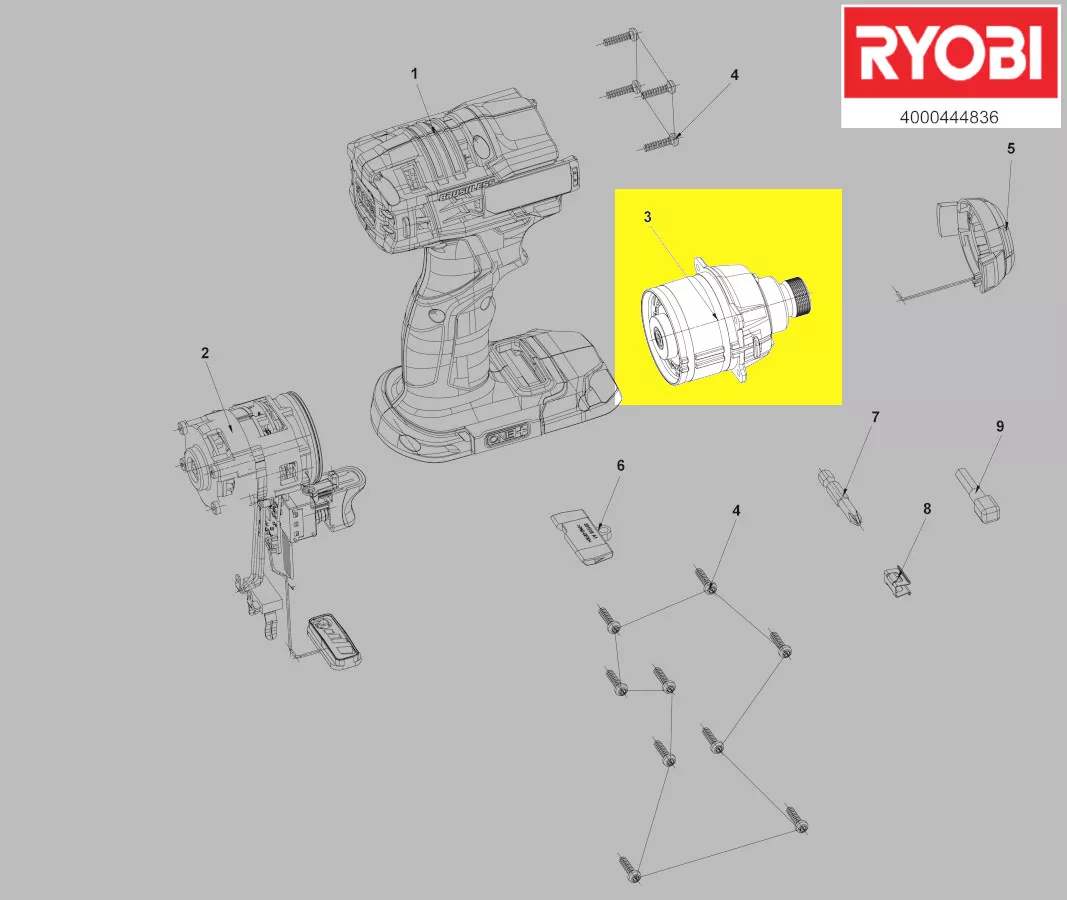boîte de transmission réf. 5131039101 Ryobi